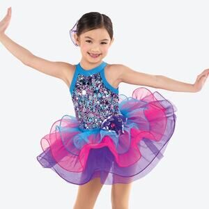 Revolution Dancewear Sequin and tulle dance Dress size Child Large